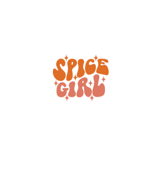 Spice Girl  minta királykék pólón