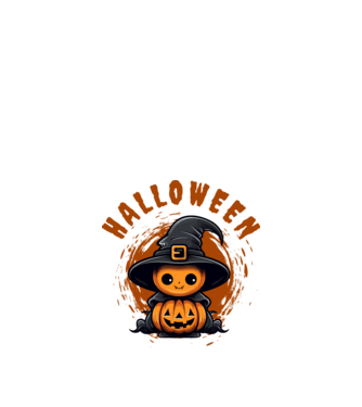 Halloween  minta fekete pólón