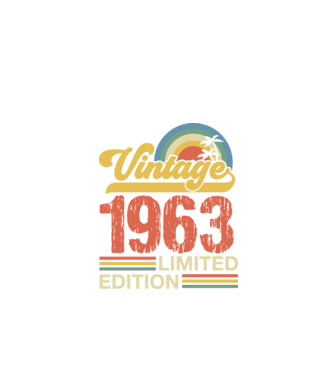 Vintage Years Limited Edition 1963 minta fekete pólón