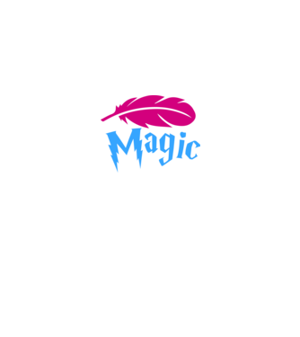 Magic 2 minta fehér pólón