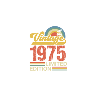 Vintage Years Limited Edition 1975 minta fekete pólón