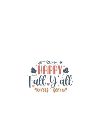 Happy fall yall minta fehér pólón