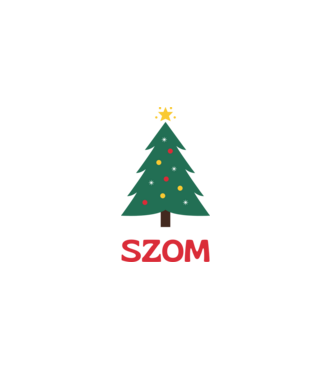 Fszom minta fekete pólón
