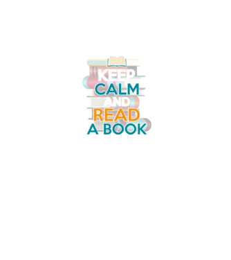 Keep Calm and Read a Book minta szürke pólón