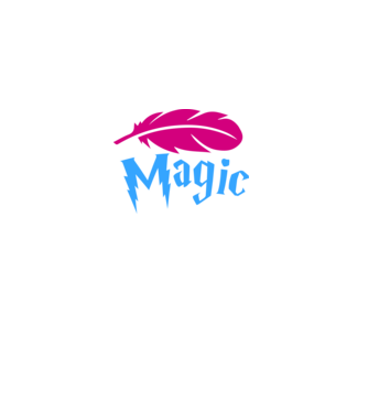 Magic 2 minta fehér pólón