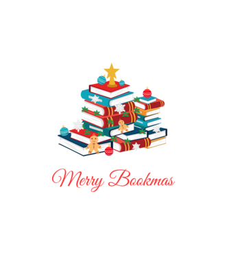 Merry bookmas minta fehér pólón