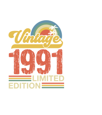 Vintage Years Limited Edition 1991 minta fekete pólón