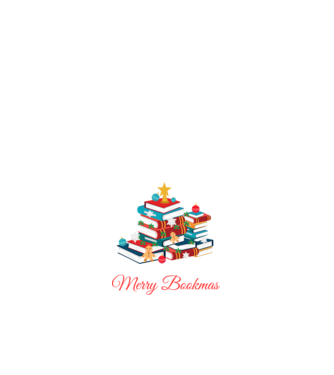 Merry bookmas minta fehér pólón