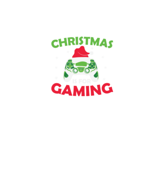 Gamer christmas  minta fekete pólón