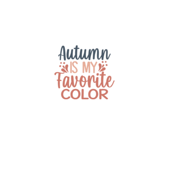 Autumn is my favorite color minta fehér pólón