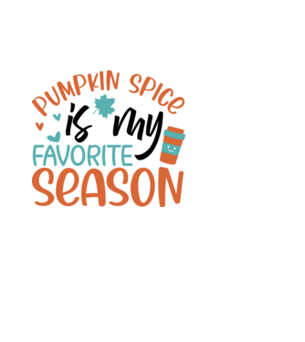 Pumpkin spice is my favorite season minta fehér pólón