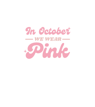 We Wear Pink minta fehér pólón