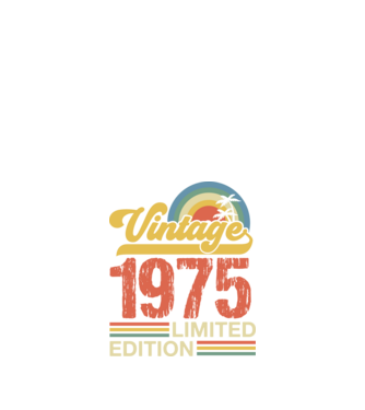 Vintage Years Limited Edition 1975 minta fekete pólón