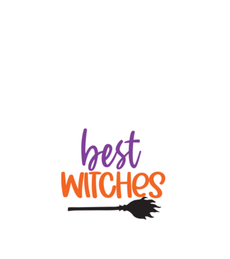 Best Witches  minta fehér pólón