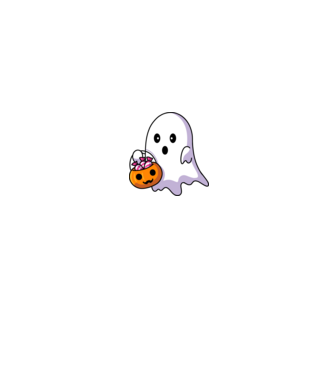 Ghost minta fekete pólón
