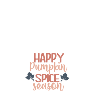Happy pumpkin spice season minta fekete pólón