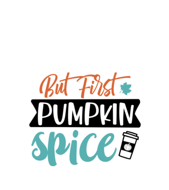 But first pumpkin spice minta fehér pólón
