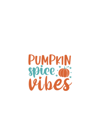 Pumpkin spice vibes minta fehér pólón