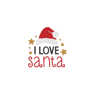 I Love Santa minta fehér pólón