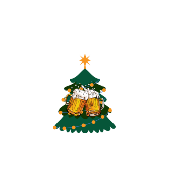 Beermas minta fekete pólón