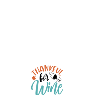 Thankful for wine minta fehér pólón