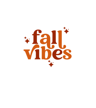 Fall vibes minta fehér pólón