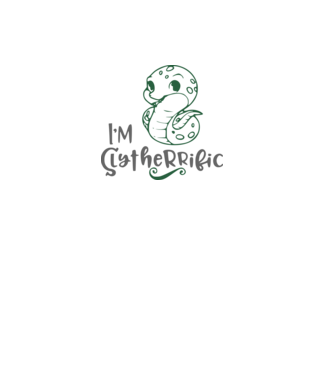 Im Slytherrific minta fehér pólón