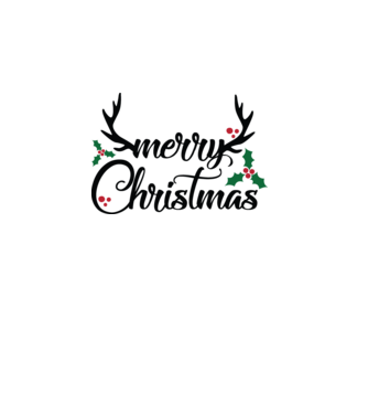 Merry deermas  minta fehér pólón