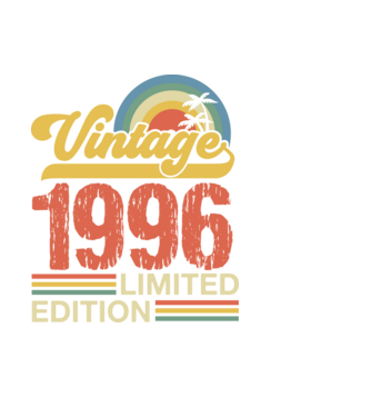 Vintage Years Limited Edition 1996 minta fekete pólón