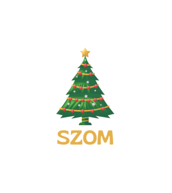 Fszom minta fehér pólón
