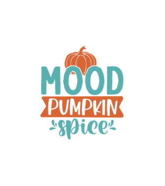 Mood pumpkin spice minta fehér pólón