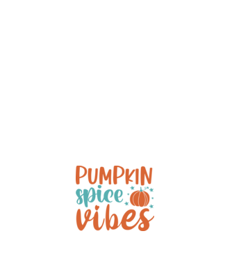 Pumpkin spice vibes minta fehér pólón