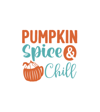 Pumpkin spice  chill minta fehér pólón