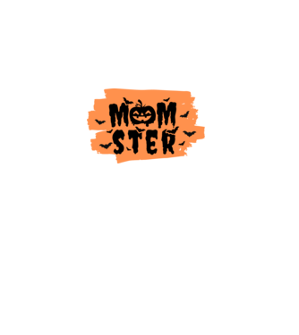 Momster minta fekete pólón
