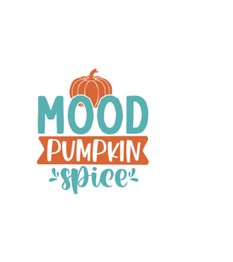 Mood pumpkin spice minta sötétkék pólón