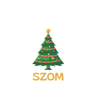 Fszom minta fehér pólón