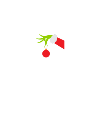 Grinch hand minta fekete pólón