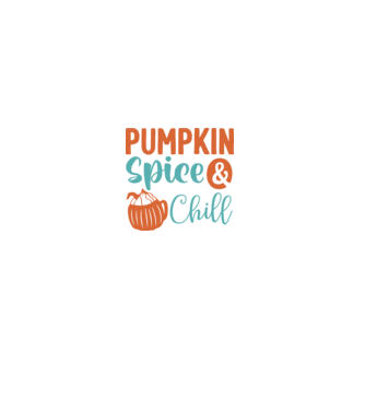 Pumpkin spice  chill minta farmerkék pólón