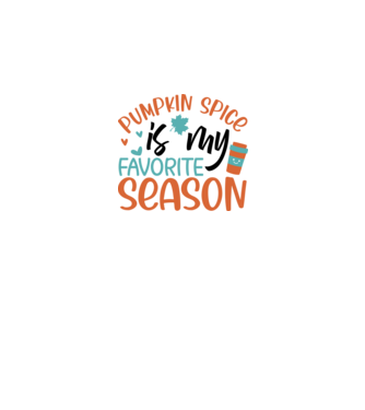Pumpkin spice is my favorite season minta fehér pólón