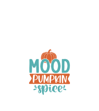 Mood pumpkin spice minta fekete pólón