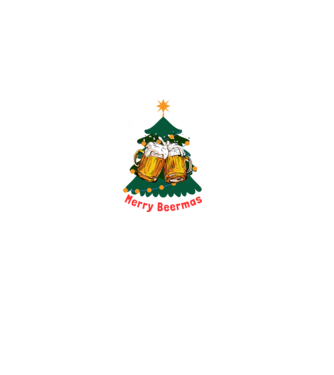 Merry Beermas minta fekete pólón