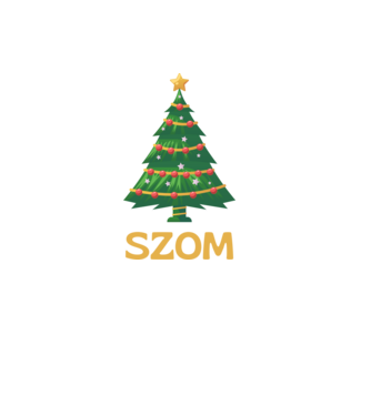 Fszom minta fekete pólón