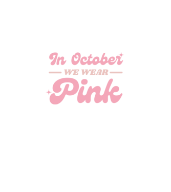 We Wear Pink minta fehér pólón