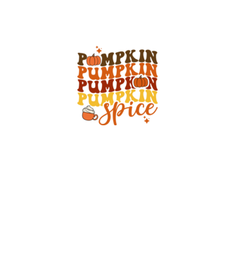 Pumpkin spice minta fehér pólón