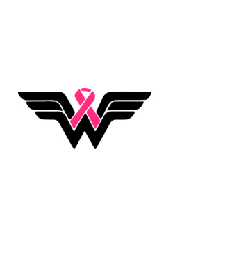 Ppink Ribbon minta világoskék pólón