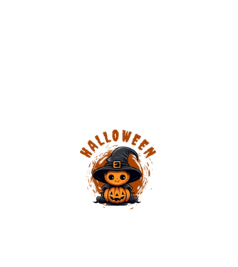 Halloween  minta fehér pólón