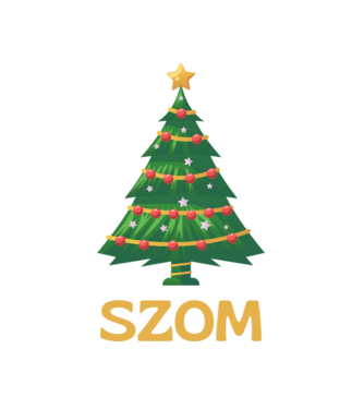 Fszom minta fehér pólón