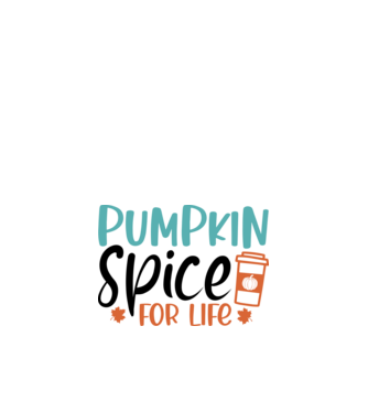 Pumpkin spice for life minta fehér pólón