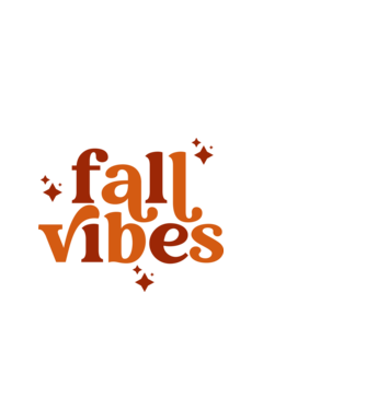 Fall vibes minta fekete pólón