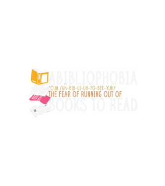 Abibliophobia minta fekete pólón